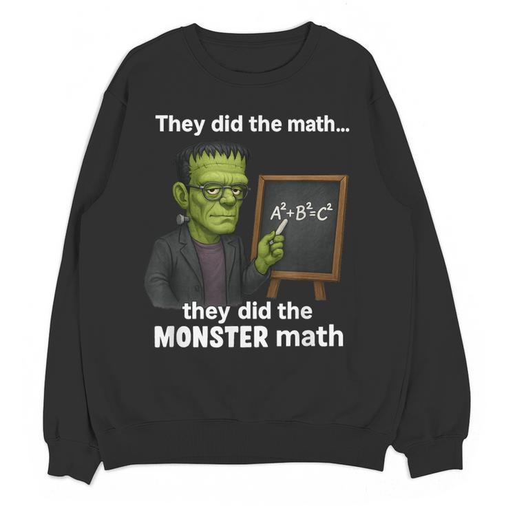 Halloween Monster Math Pun Teacher Humor Women Crewneck Sweatshirt, novelty gifts, funny gifts Halloween Monster Math Pun Teacher Humor Women Crewneck Sweatshirt, novelty gifts, funny gifts