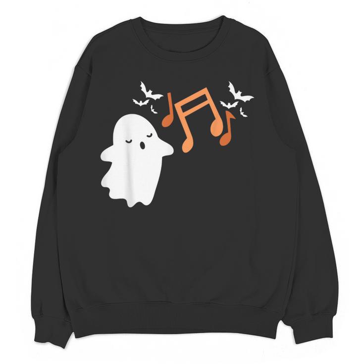 Halloween Music Note Ghost Teacher Fall Musical Instrument Women Crewneck Sweatshirt, novelty gifts, funny gifts Halloween Music Note Ghost Teacher Fall Musical Instrument Women Crewneck Sweatshirt, novelty gifts, funny gifts