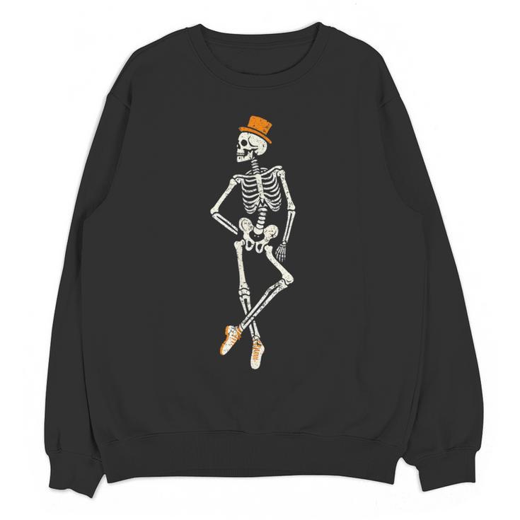 Halloween Skeleton Tap Dance Ballet Dance Teacher Women Crewneck Sweatshirt, novelty gifts, funny gifts Halloween Skeleton Tap Dance Ballet Dance Teacher Women Crewneck Sweatshirt, novelty gifts, funny gifts