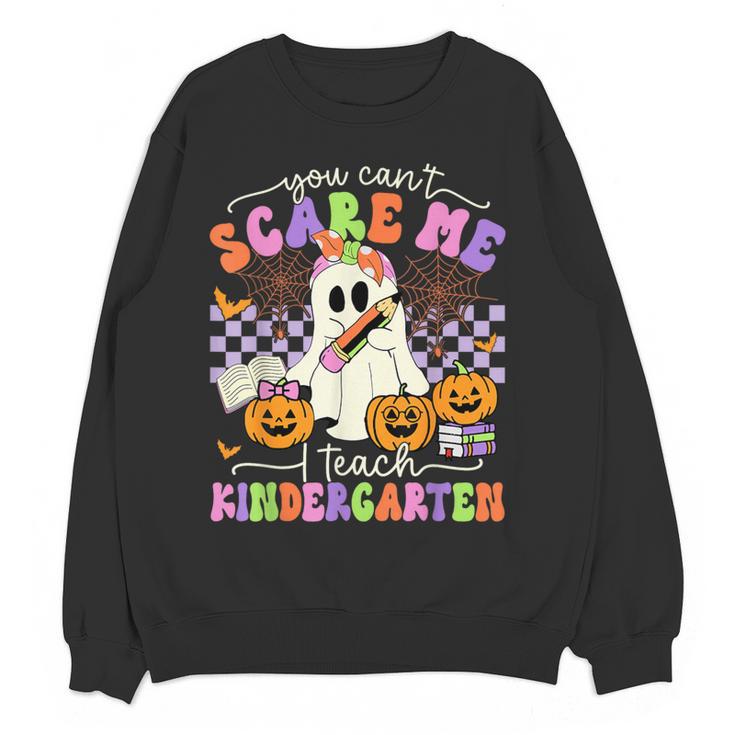 Halloween Teacher You Can't Scare Me I Teach Kindergarten Women Crewneck Sweatshirt, novelty gifts, funny gifts Halloween Teacher You Can't Scare Me I Teach Kindergarten Women Crewneck Sweatshirt, novelty gifts, funny gifts