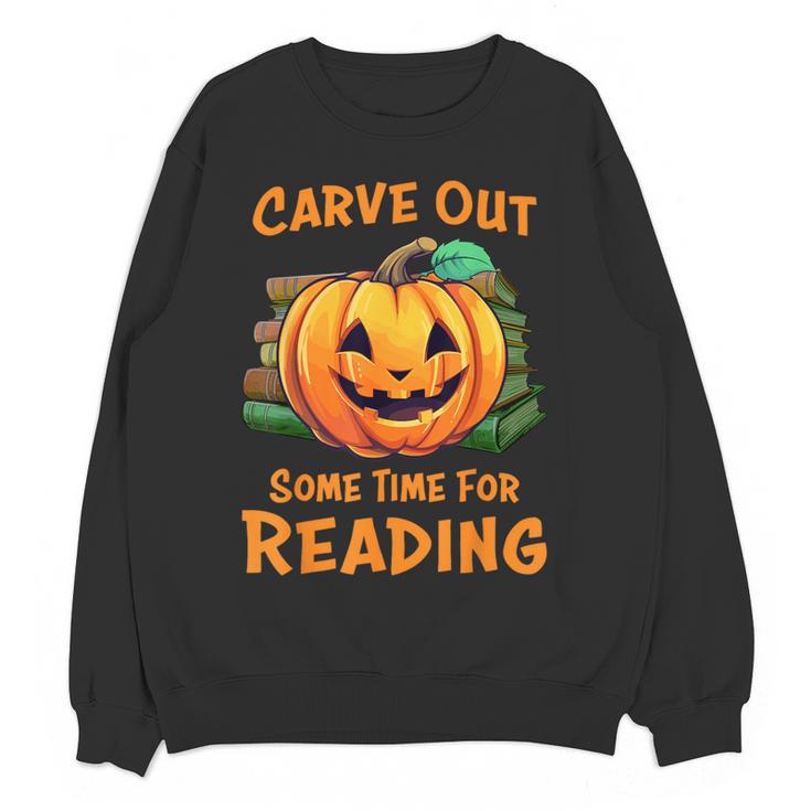 Halloween Teacher Librarian Pumpkin Reading Books Men Women Kids Women Crewneck Sweatshirt, novelty gifts, funny gifts Halloween Teacher Librarian Pumpkin Reading Books Men Women Kids Women Crewneck Sweatshirt, novelty gifts, funny gifts