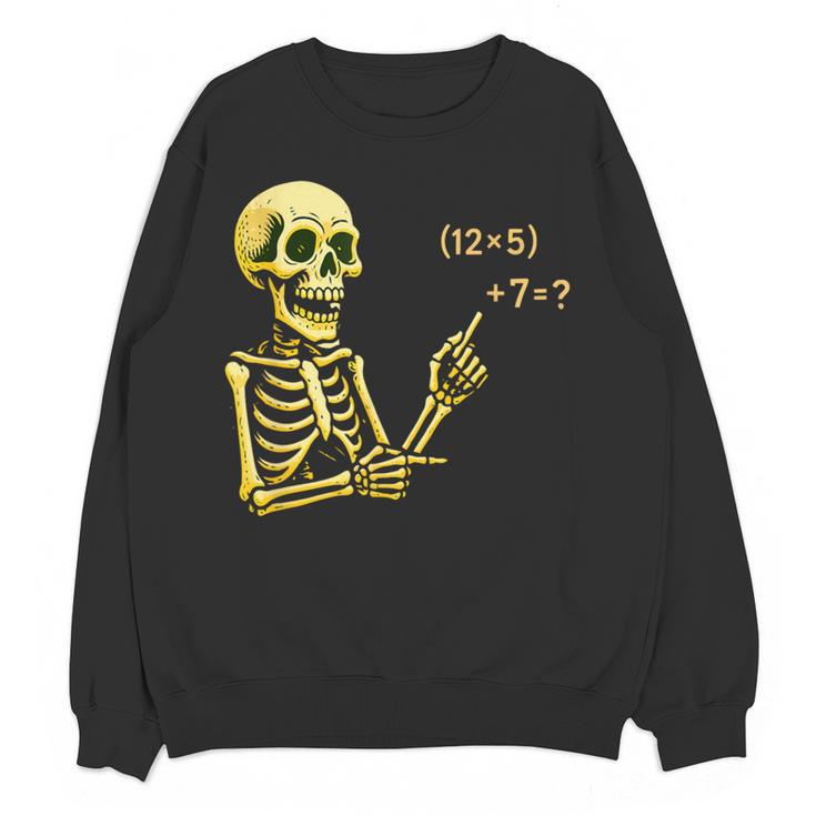 Halloween Teacher Six Seven 6 7 Skeleton Spooky Costume Women Crewneck Sweatshirt, novelty gifts, funny gifts Halloween Teacher Six Seven 6 7 Skeleton Spooky Costume Women Crewneck Sweatshirt, novelty gifts, funny gifts