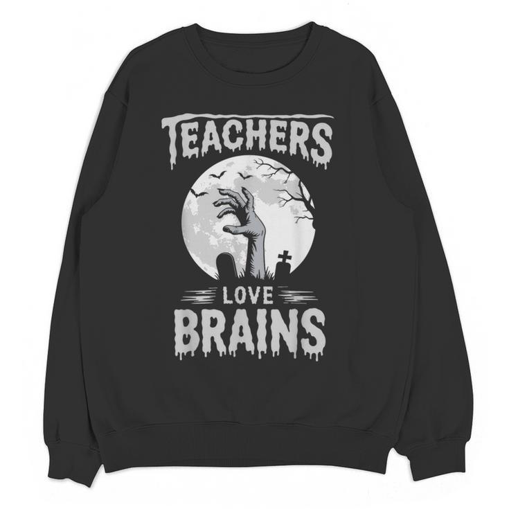 Halloween Teacher Tshirts Zombie Teachers Love Brains Women Crewneck Sweatshirt, novelty gifts, funny gifts Halloween Teacher Tshirts Zombie Teachers Love Brains Women Crewneck Sweatshirt, novelty gifts, funny gifts