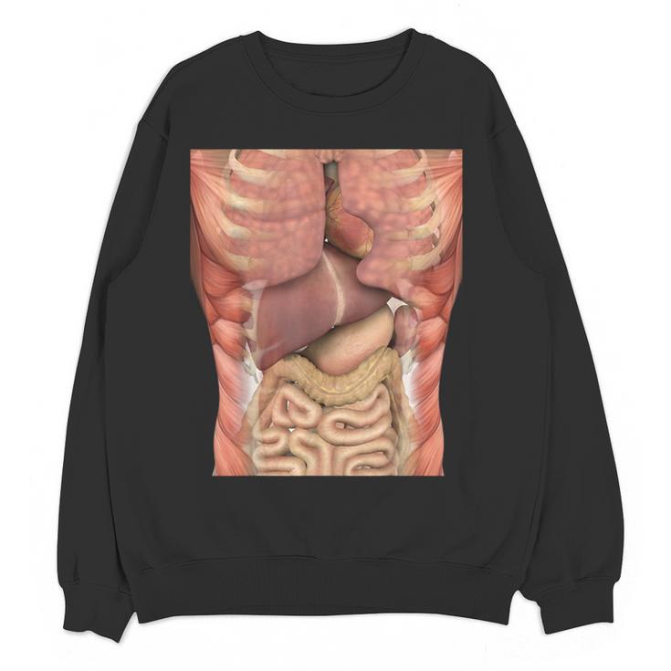 Human Muscles Organs Scary Anatomy Teacher Halloween Costume Women Crewneck Sweatshirt, novelty gifts, funny gifts Human Muscles Organs Scary Anatomy Teacher Halloween Costume Women Crewneck Sweatshirt, novelty gifts, funny gifts