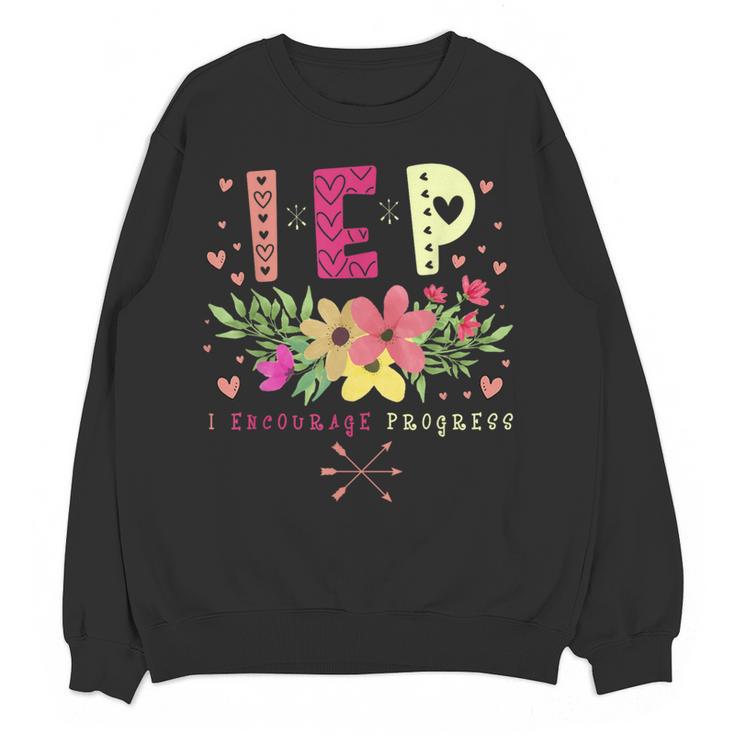 IEP I Encourage Progress Teacher Special Education Men Women Women Crewneck Sweatshirt, novelty gifts, funny gifts IEP I Encourage Progress Teacher Special Education Men Women Women Crewneck Sweatshirt, novelty gifts, funny gifts