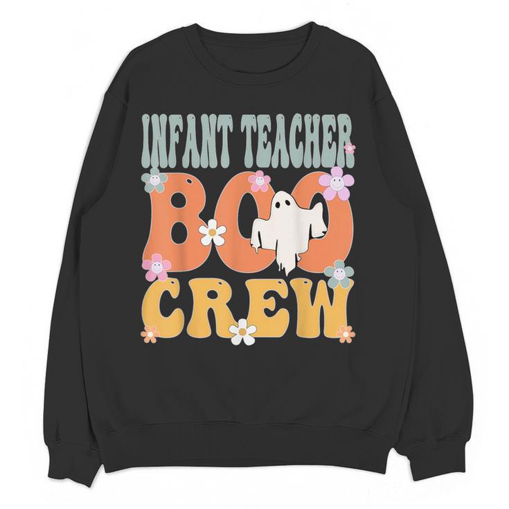 Infant Teacher Boo Crew Ghost Groovy Halloween For Women Women Crewneck Sweatshirt, novelty gifts, funny gifts Infant Teacher Boo Crew Ghost Groovy Halloween For Women Women Crewneck Sweatshirt, novelty gifts, funny gifts