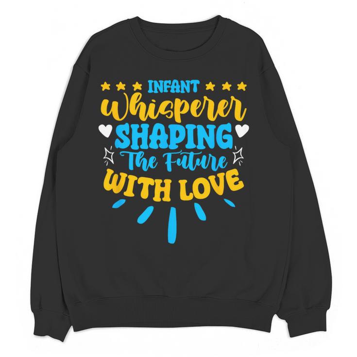 Infant Whisperer Daycare School Childcare Infant Teacher Women Crewneck Sweatshirt, novelty gifts, funny gifts Infant Whisperer Daycare School Childcare Infant Teacher Women Crewneck Sweatshirt, novelty gifts, funny gifts