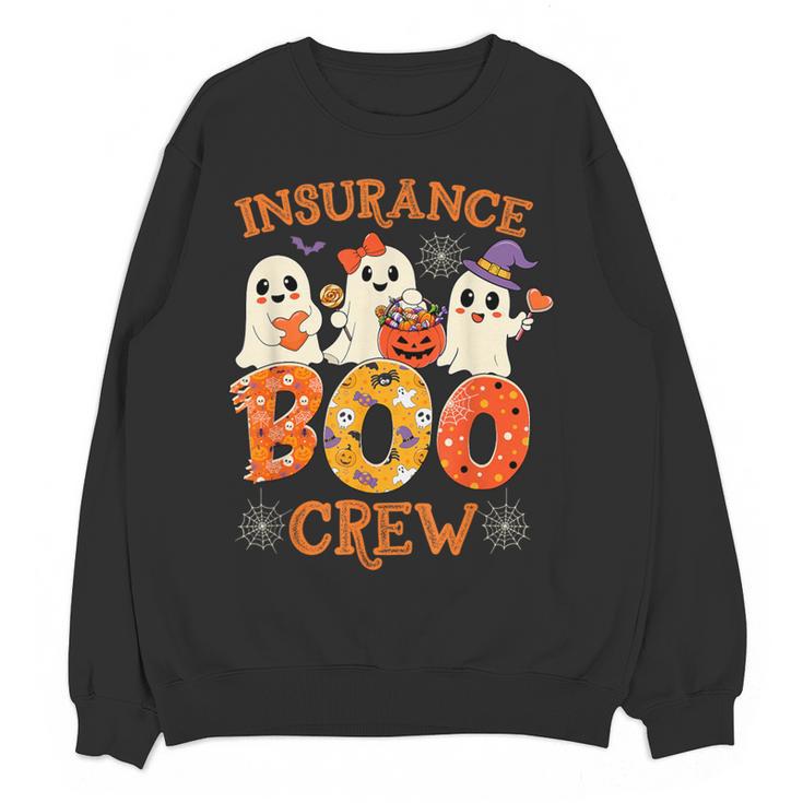 Insurance Boo Crew Halloween Spooky Costume Teacher Women Crewneck Sweatshirt, novelty gifts, funny gifts Insurance Boo Crew Halloween Spooky Costume Teacher Women Crewneck Sweatshirt, novelty gifts, funny gifts