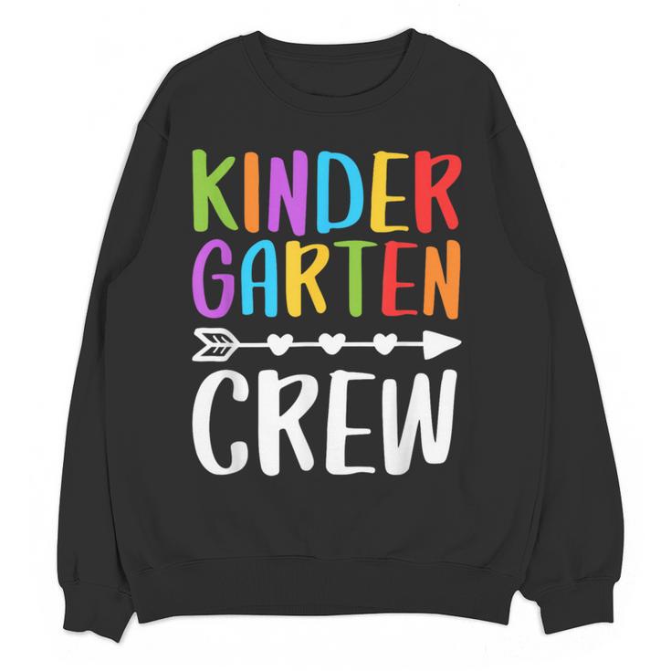Kindergarten Crew Shirt Kinder Crew Teacher Boy Girl Women Crewneck Sweatshirt, novelty gifts, funny gifts