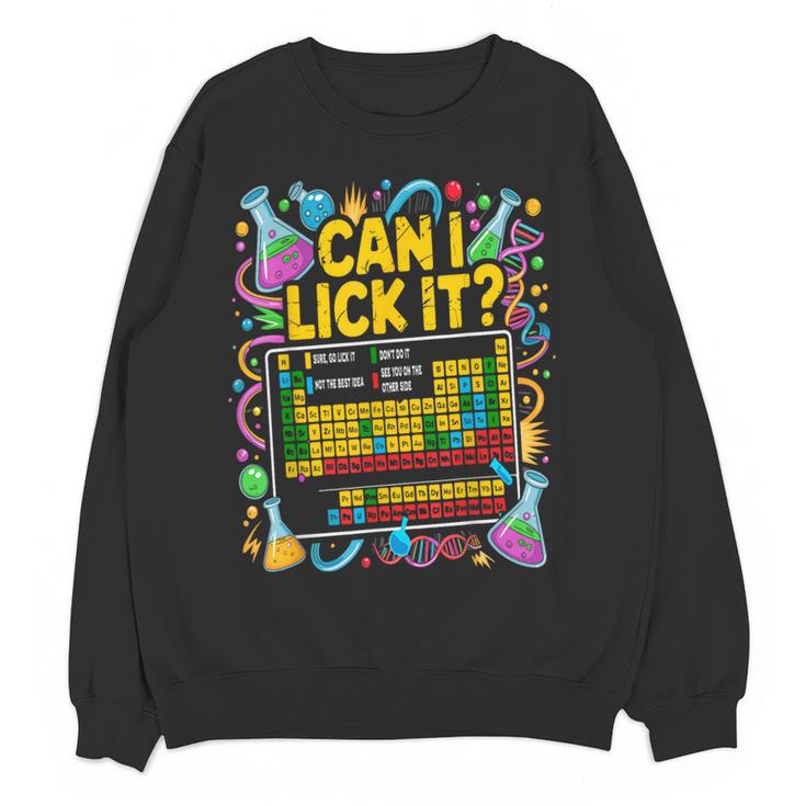 Can I Lick It Periodic Table Science Teacher Men Women Women Crewneck Sweatshirt, novelty gifts, funny gifts Can I Lick It Periodic Table Science Teacher Men Women Women Crewneck Sweatshirt, novelty gifts, funny gifts