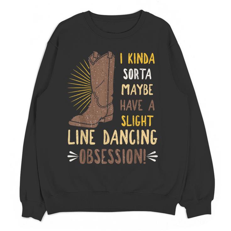 Line Dancing Choreographed Group Dancer Dance Teacher Women Crewneck Sweatshirt, novelty gifts, funny gifts