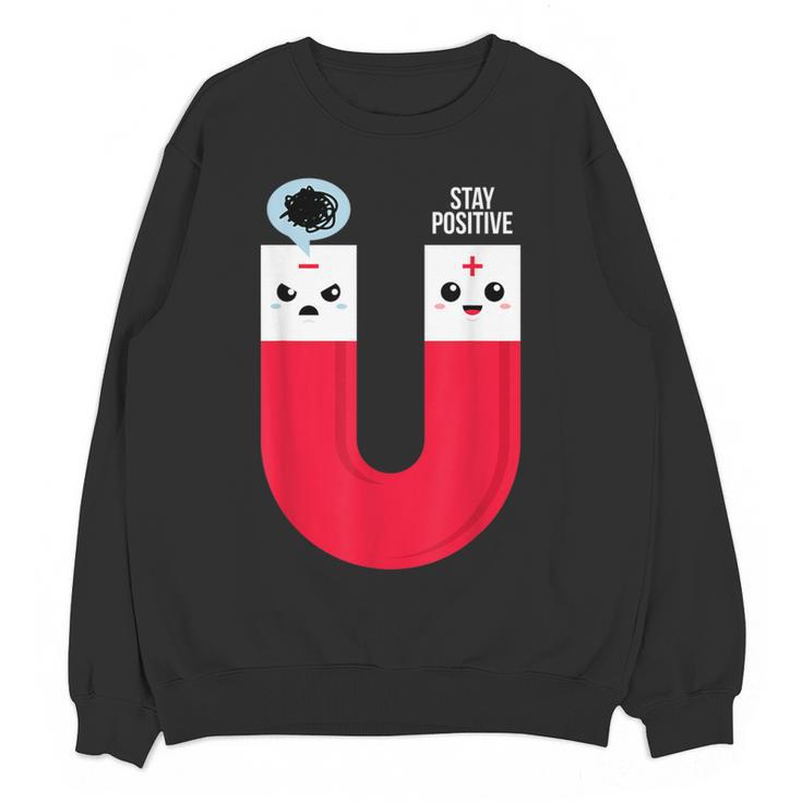 Magnet Science Pun T-Shirt For Geeks Science Teachers Women Crewneck Sweatshirt, novelty gifts, funny gifts