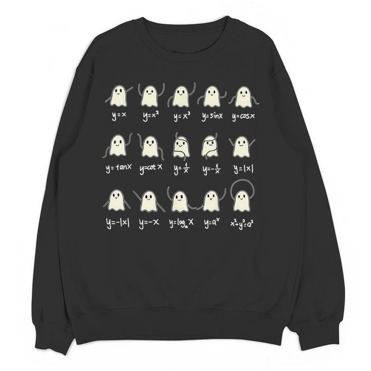Math Dance Ghost Halloween Spooky Cute Ghost Math Teacher Women Crewneck Sweatshirt, novelty gifts, funny gifts Math Dance Ghost Halloween Spooky Cute Ghost Math Teacher Women Crewneck Sweatshirt, novelty gifts, funny gifts