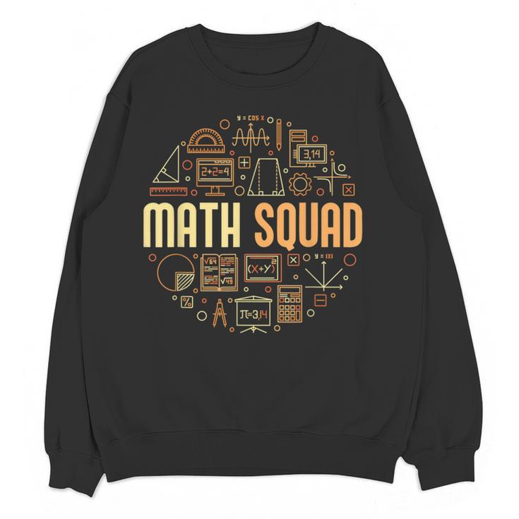 Math Squad For Teacher Or Student Mathematics Men Women Kids Women Crewneck Sweatshirt, novelty gifts, funny gifts Math Squad For Teacher Or Student Mathematics Men Women Kids Women Crewneck Sweatshirt, novelty gifts, funny gifts
