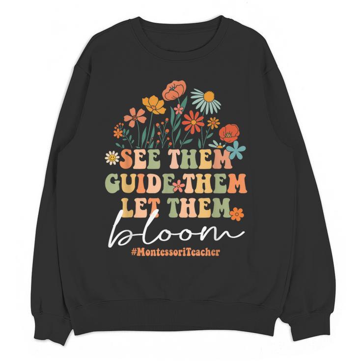 Montessori Teacher Women Crewneck Sweatshirt, novelty gifts, funny gifts Montessori Teacher Women Crewneck Sweatshirt, novelty gifts, funny gifts