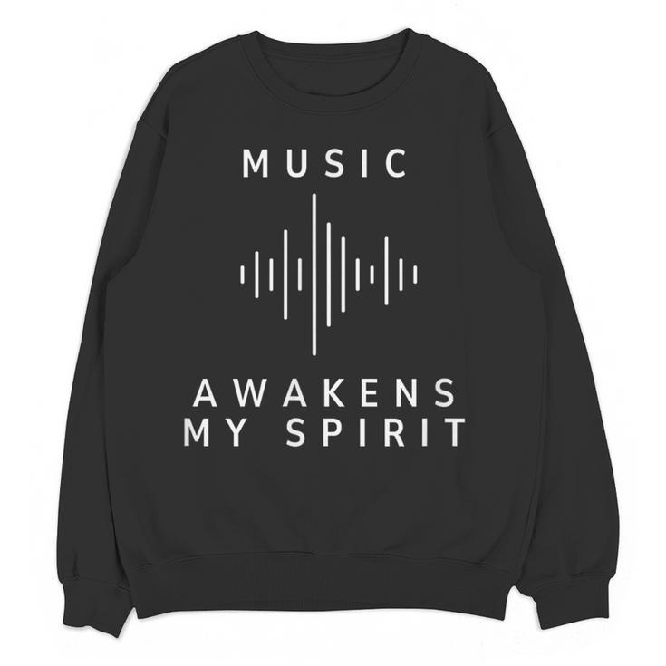 Music Awakens My Spirit Inspiring Musician Teacher Quote Women Crewneck Sweatshirt, novelty gifts, funny gifts Music Awakens My Spirit Inspiring Musician Teacher Quote Women Crewneck Sweatshirt, novelty gifts, funny gifts