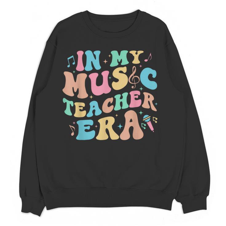 In My Music Teacher Era Back To School Squad Music Teacher Women Crewneck Sweatshirt, novelty gifts, funny gifts In My Music Teacher Era Back To School Squad Music Teacher Women Crewneck Sweatshirt, novelty gifts, funny gifts