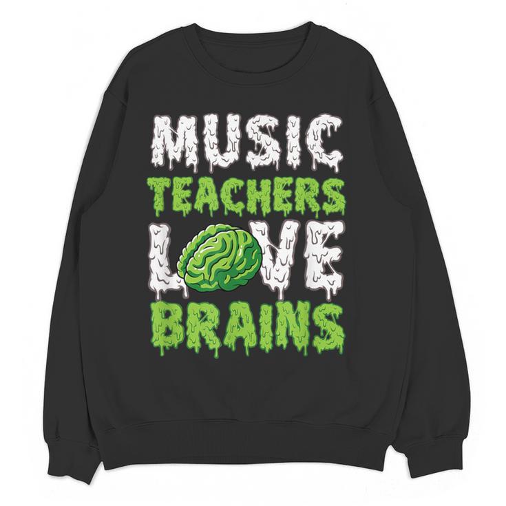 Music Teachers Love Brains Cute Teaching Halloween Women Crewneck Sweatshirt, novelty gifts, funny gifts Music Teachers Love Brains Cute Teaching Halloween Women Crewneck Sweatshirt, novelty gifts, funny gifts