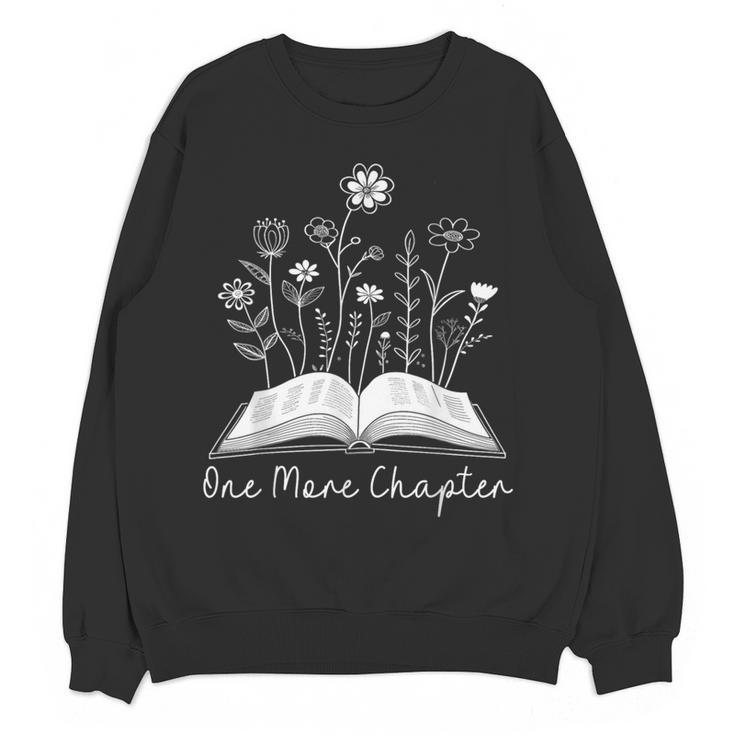 One-More Chapter Wildflower Reading Teacher Library Bookish Women Crewneck Sweatshirt, novelty gifts, funny gifts One-More Chapter Wildflower Reading Teacher Library Bookish Women Crewneck Sweatshirt, novelty gifts, funny gifts
