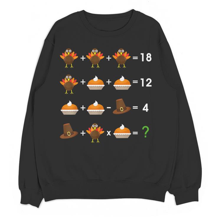 Order Of Operations Thanksgiving Quiz Math Teacher Women Crewneck Sweatshirt, novelty gifts, funny gifts Order Of Operations Thanksgiving Quiz Math Teacher Women Crewneck Sweatshirt, novelty gifts, funny gifts