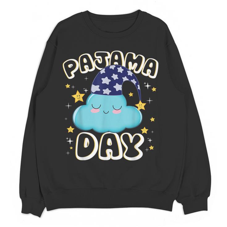 Pajama Day School Spirit Week Fun Cloud Teacher Student Women Crewneck Sweatshirt, novelty gifts, funny gifts Pajama Day School Spirit Week Fun Cloud Teacher Student Women Crewneck Sweatshirt, novelty gifts, funny gifts