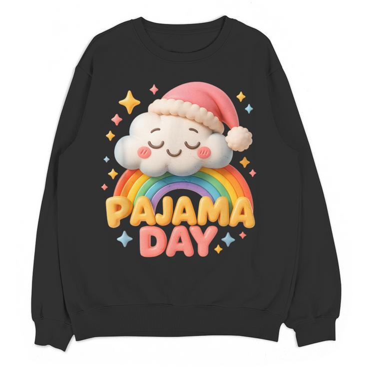 Pajama Day School Spirit Week Sleepy Cloud Teacher Student Women Crewneck Sweatshirt, novelty gifts, funny gifts Pajama Day School Spirit Week Sleepy Cloud Teacher Student Women Crewneck Sweatshirt, novelty gifts, funny gifts