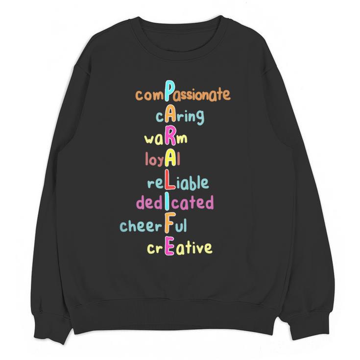 Paraprofessional Teacher Para Sped Ed Parapro Women Crewneck Sweatshirt, novelty gifts, funny gifts Paraprofessional Teacher Para Sped Ed Parapro Women Crewneck Sweatshirt, novelty gifts, funny gifts