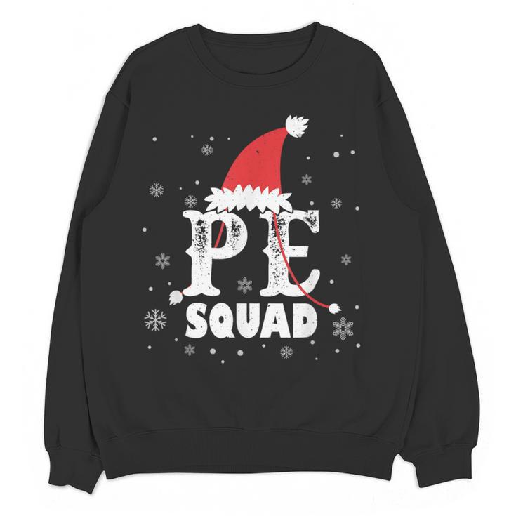 PE Squad Christmas PE Teacher Matching Xmas Women Crewneck Sweatshirt, novelty gifts, funny gifts PE Squad Christmas PE Teacher Matching Xmas Women Crewneck Sweatshirt, novelty gifts, funny gifts