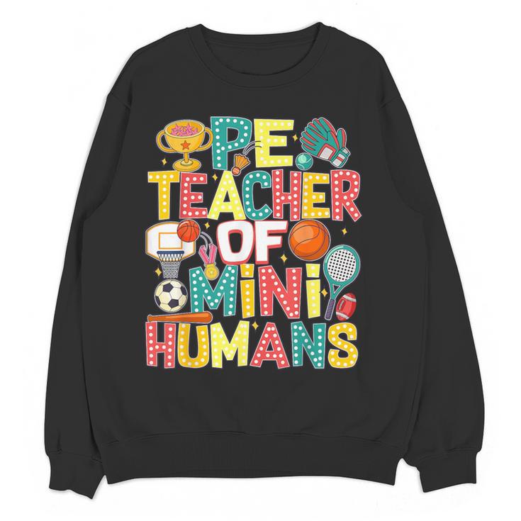 PE Teacher Back To School Physical Education Gym Teachers Women Crewneck Sweatshirt, novelty gifts, funny gifts