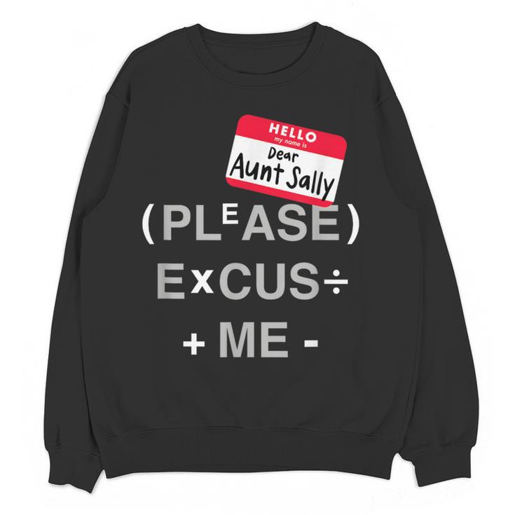 PEMDAS Math Teacher Halloween Costume Women Crewneck Sweatshirt, novelty gifts, funny gifts