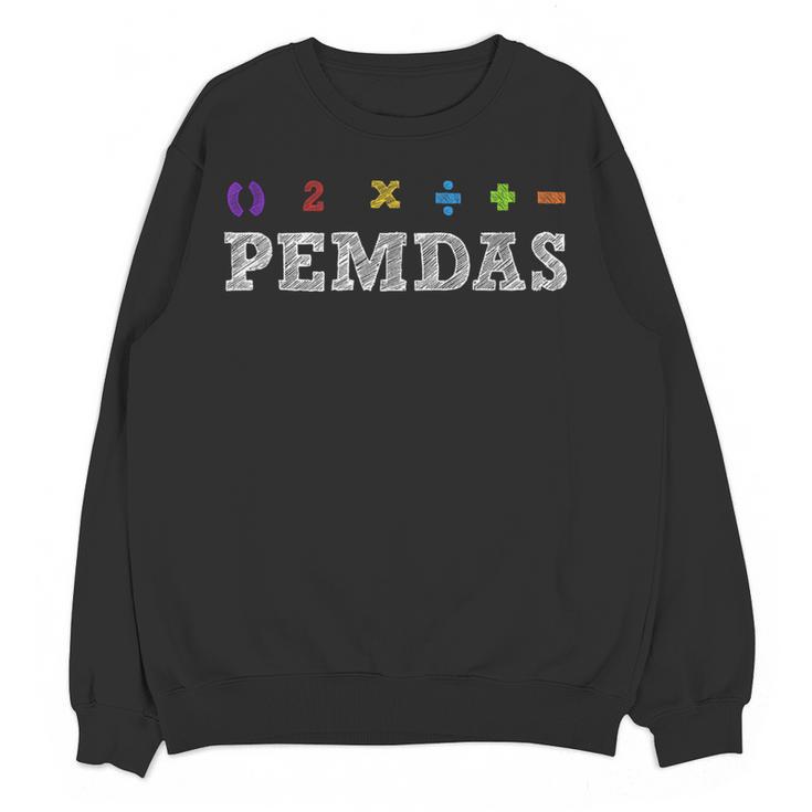 PEMDAS Please Excuse My Dear Aunt Sally Math Rules Teacher Women Crewneck Sweatshirt, novelty gifts, funny gifts PEMDAS Please Excuse My Dear Aunt Sally Math Rules Teacher Women Crewneck Sweatshirt, novelty gifts, funny gifts