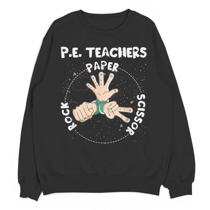 Physical Education PE Teacher Rock Paper Scissor Women Crewneck Sweatshirt, novelty gifts, funny gifts Physical Education PE Teacher Rock Paper Scissor Women Crewneck Sweatshirt, novelty gifts, funny gifts