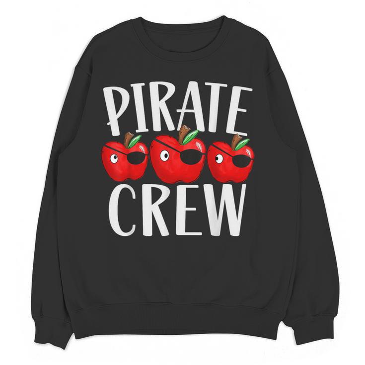 Pirate Crew Pirate Teacher Team Squad Talk Like A Pirate Day For Men Women Kids Women Crewneck Sweatshirt, novelty gifts, funny gifts Pirate Crew Pirate Teacher Team Squad Talk Like A Pirate Day For Men Women Kids Women Crewneck Sweatshirt, novelty gifts, funny gifts