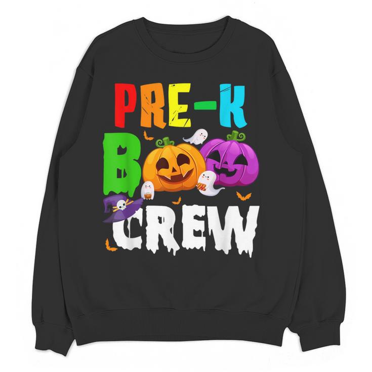 Pre K Boo Crew Halloween Costume Teachers Kids Women Crewneck Sweatshirt, novelty gifts, funny gifts