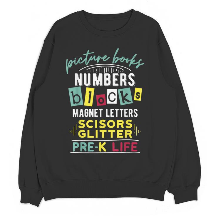 Pre-K Life Preschool Teacher Tees Men Women T-Shirt Women Crewneck Sweatshirt, novelty gifts, funny gifts Pre-K Life Preschool Teacher Tees Men Women T-Shirt Women Crewneck Sweatshirt, novelty gifts, funny gifts