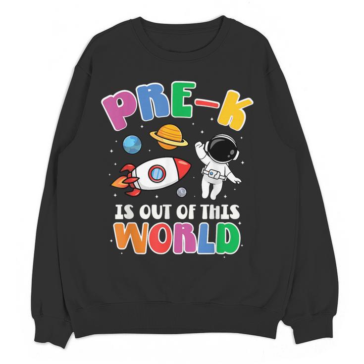 Pre-K Student Teacher Astronaut Space Back To School Women Crewneck Sweatshirt, novelty gifts, funny gifts Pre-K Student Teacher Astronaut Space Back To School Women Crewneck Sweatshirt, novelty gifts, funny gifts
