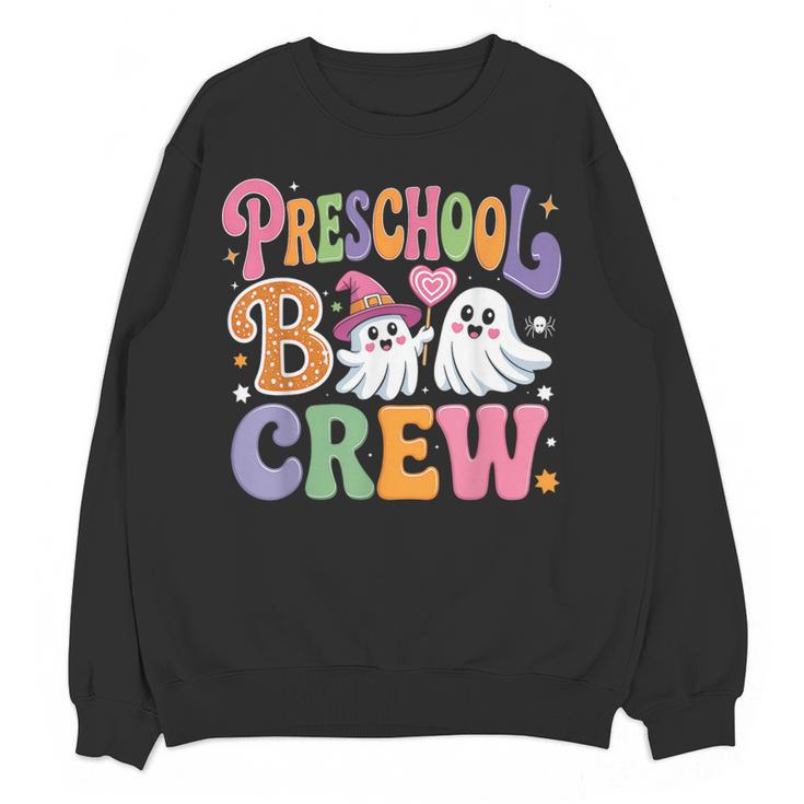 Preschool Boo Crew Preschool Teacher Student Halloween Women Crewneck Sweatshirt, novelty gifts, funny gifts Preschool Boo Crew Preschool Teacher Student Halloween Women Crewneck Sweatshirt, novelty gifts, funny gifts
