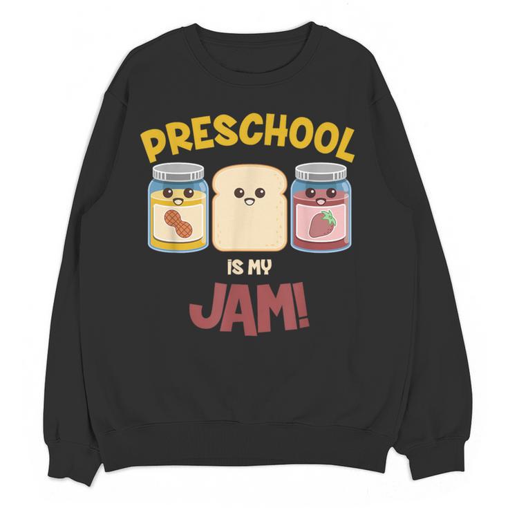 Preschool Is My Jam Teacher Shirt Women Crewneck Sweatshirt, novelty gifts, funny gifts Preschool Is My Jam Teacher Shirt Women Crewneck Sweatshirt, novelty gifts, funny gifts