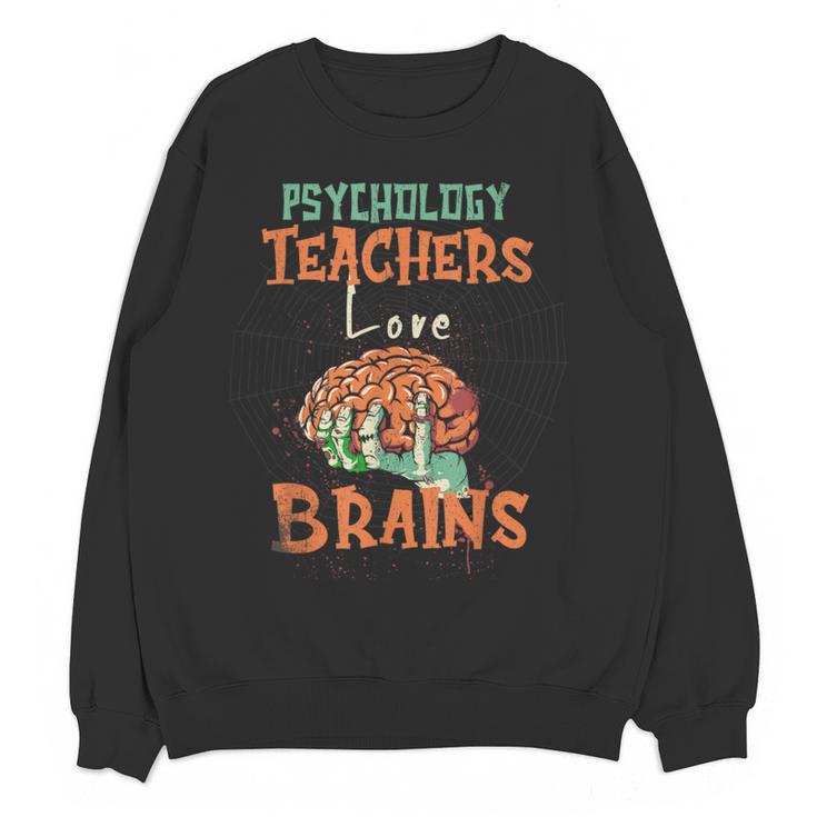Psychology Teachers Love Brains Halloween For Psychologists Men Women Women Crewneck Sweatshirt, novelty gifts, funny gifts Psychology Teachers Love Brains Halloween For Psychologists Men Women Women Crewneck Sweatshirt, novelty gifts, funny gifts