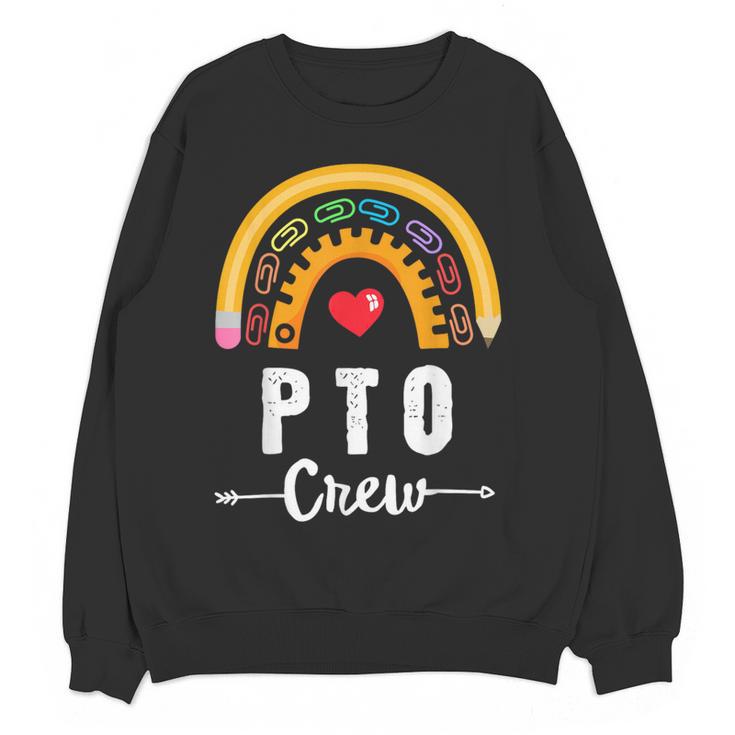 PTO Crew Parent School Volunteer Board Mom Parent Teacher Women Crewneck Sweatshirt, novelty gifts, funny gifts PTO Crew Parent School Volunteer Board Mom Parent Teacher Women Crewneck Sweatshirt, novelty gifts, funny gifts