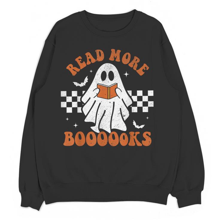 Read More Books Cute Ghost Reading Book Teacher Halloween Women Crewneck Sweatshirt, novelty gifts, funny gifts Read More Books Cute Ghost Reading Book Teacher Halloween Women Crewneck Sweatshirt, novelty gifts, funny gifts
