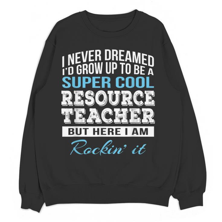 Resource Teacher Tshirt Men Women Women Crewneck Sweatshirt, novelty gifts, funny gifts Resource Teacher Tshirt Men Women Women Crewneck Sweatshirt, novelty gifts, funny gifts
