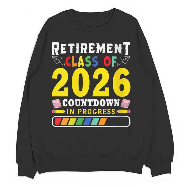 Retirement Primary Elementary Teacher 2026 Retiring Progress Women Crewneck Sweatshirt, novelty gifts, funny gifts Retirement Primary Elementary Teacher 2026 Retiring Progress Women Crewneck Sweatshirt, novelty gifts, funny gifts