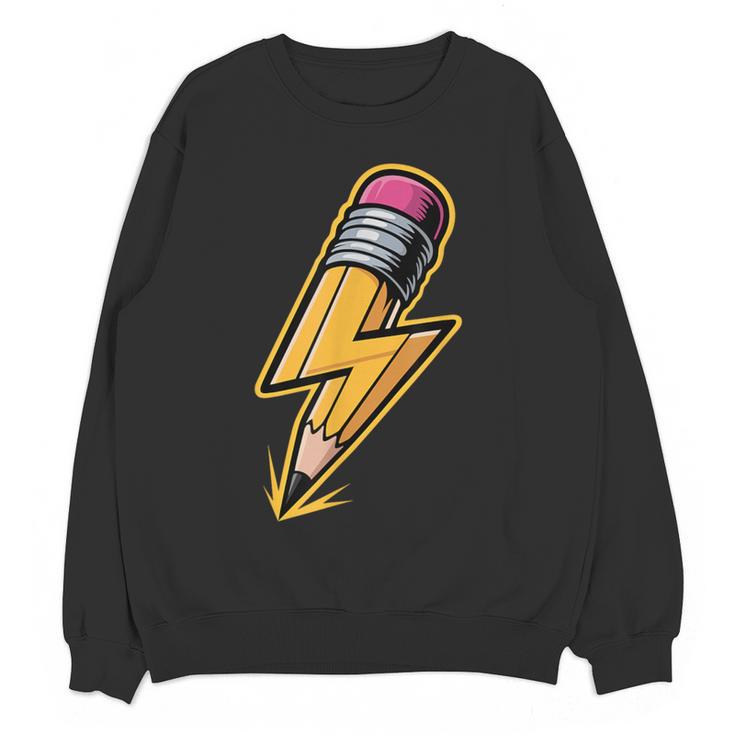 Retro Pencil Pencil Back To School Teacher Student Women Crewneck Sweatshirt, novelty gifts, funny gifts Retro Pencil Pencil Back To School Teacher Student Women Crewneck Sweatshirt, novelty gifts, funny gifts