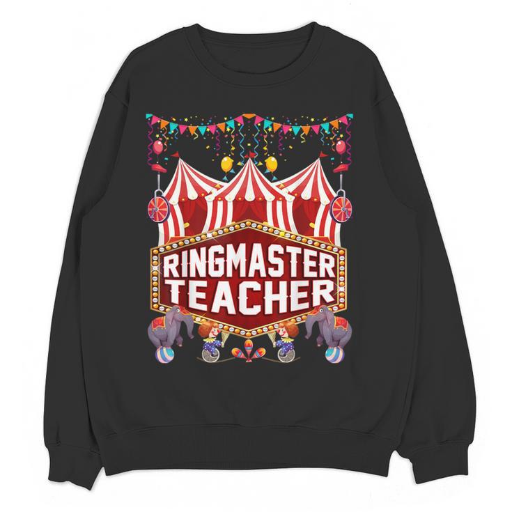 Ringmaster Teacher Costume – Carnival Birthday Style Women Crewneck Sweatshirt, novelty gifts, funny gifts Ringmaster Teacher Costume – Carnival Birthday Style Women Crewneck Sweatshirt, novelty gifts, funny gifts