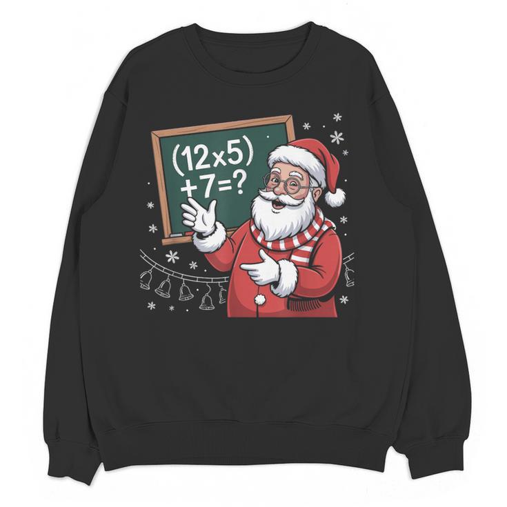Santa Teacher 67 Math Christmas Xmas Holiday Number 67 Women Crewneck Sweatshirt, novelty gifts, funny gifts Santa Teacher 67 Math Christmas Xmas Holiday Number 67 Women Crewneck Sweatshirt, novelty gifts, funny gifts