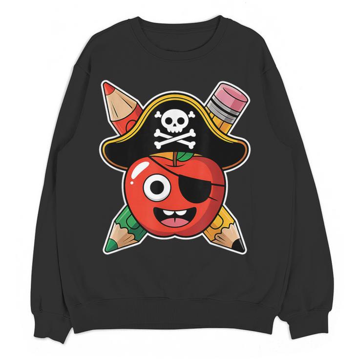 School International Talk Like A Pirate Day Pirate Teacher Women Crewneck Sweatshirt, novelty gifts, funny gifts School International Talk Like A Pirate Day Pirate Teacher Women Crewneck Sweatshirt, novelty gifts, funny gifts