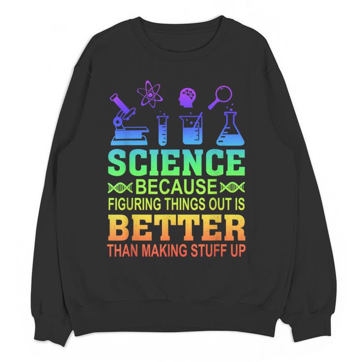 Science Teacher Because Figuring Things Out Is Better Than Women Crewneck Sweatshirt, novelty gifts, funny gifts Science Teacher Because Figuring Things Out Is Better Than Women Crewneck Sweatshirt, novelty gifts, funny gifts