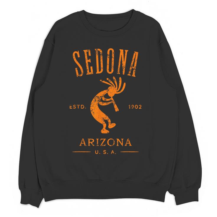Sedona Arizona Southwestern Style Souvenir Vintage Women Crewneck Sweatshirt, novelty gifts, funny gifts