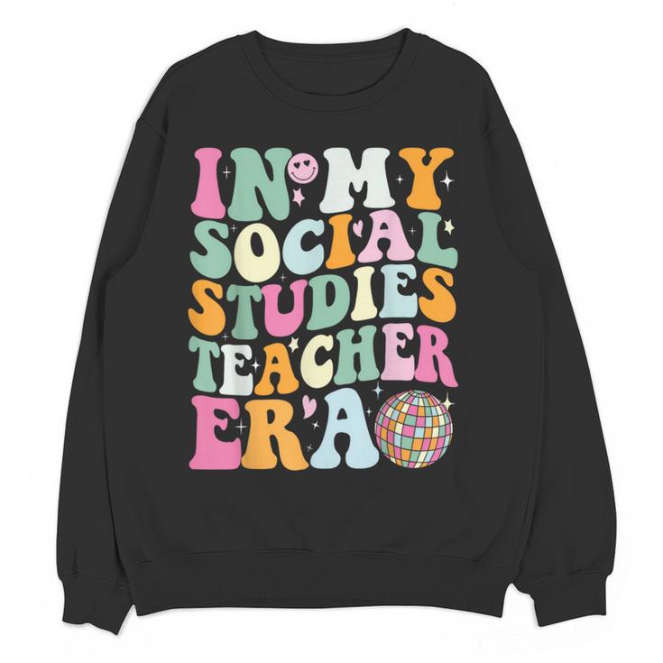 In My Social Studies Teacher Era Cute Social Studies Teacher Women Crewneck Sweatshirt, novelty gifts, funny gifts In My Social Studies Teacher Era Cute Social Studies Teacher Women Crewneck Sweatshirt, novelty gifts, funny gifts